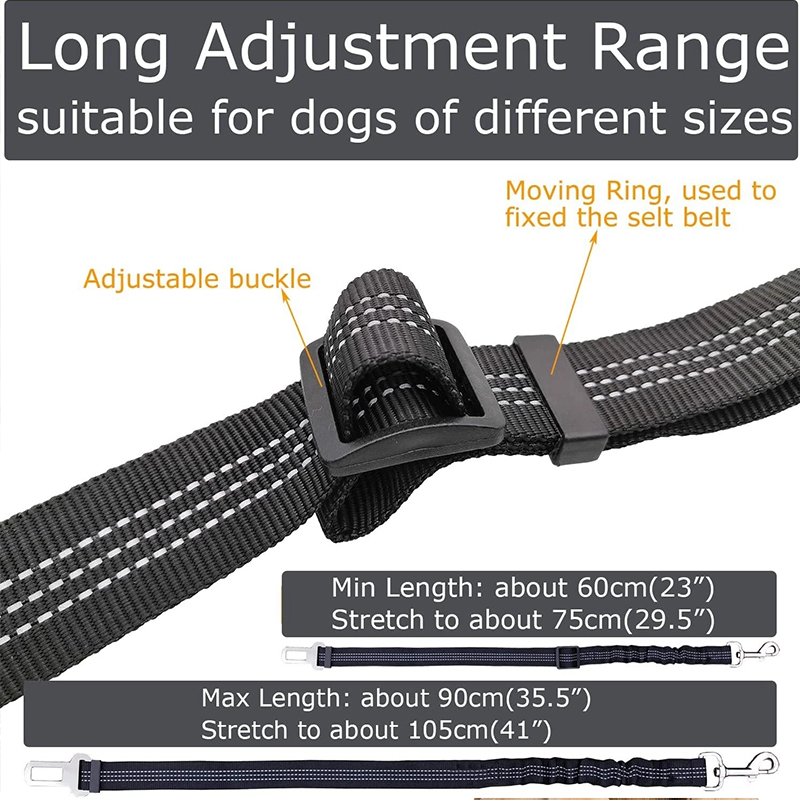Pet Dog Seat Belt Adjustable H - Swing Seat Belt recension och pris