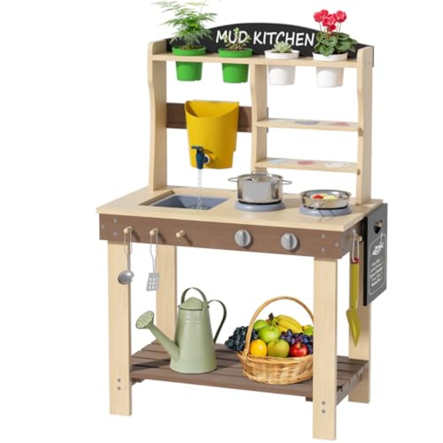 Outdoor mud kitchen for kids a - Kids Outdoor Mud Kitchen Accessories recension och pris