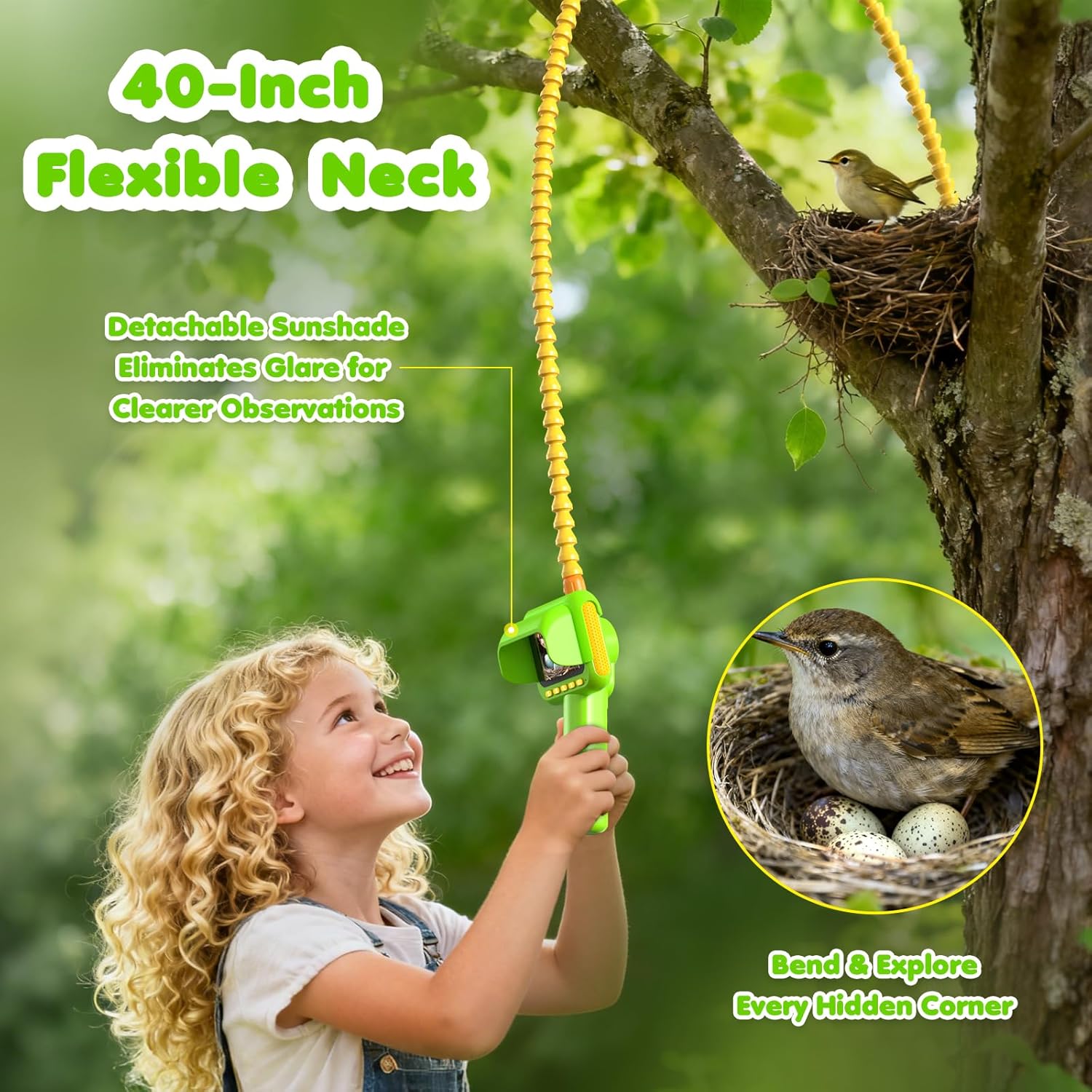 Endoscope for Kids, Borescope  - Kids Outdoor Nature Toys recension och pris