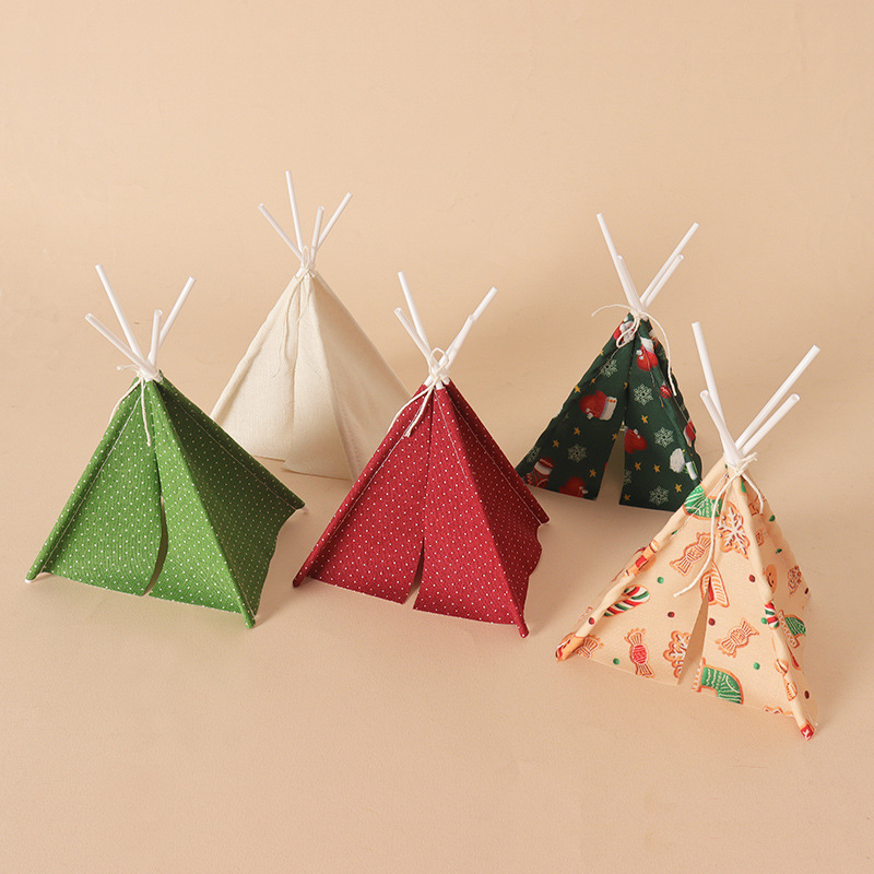 Dollhouse Mini Christmas Campi - Kids Outdoor Teepee recension och pris