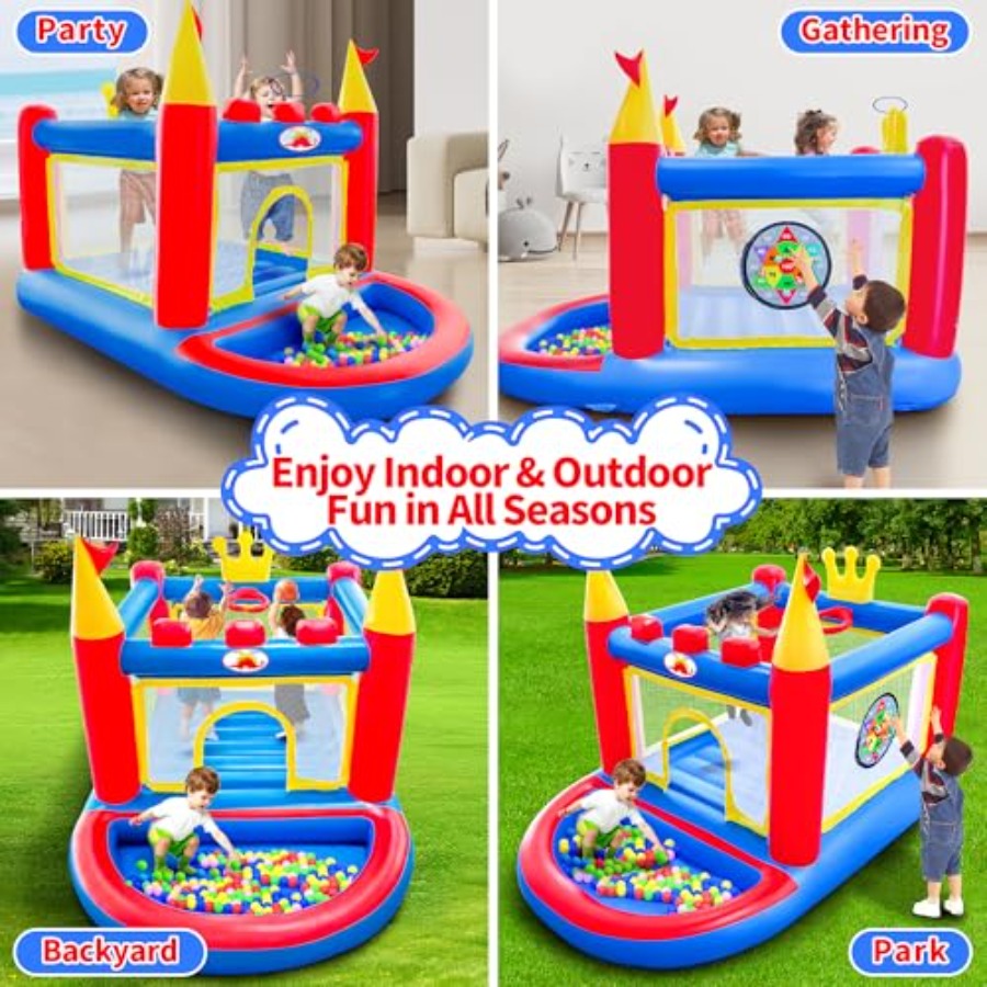 Inflatable Bounce House for in - Kids Outdoor Climber recension och pris