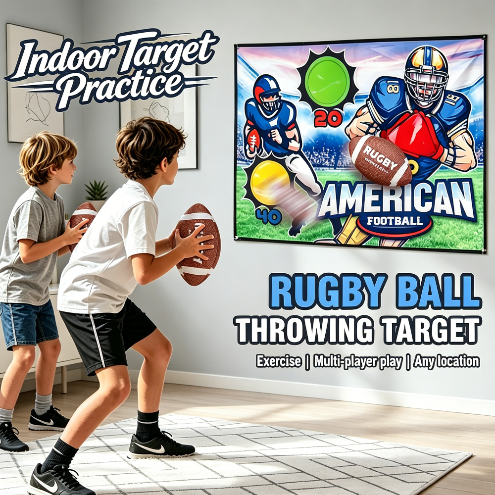 Children's Rugby Ball Toss Gam - Kids Indoor Outdoor Games recension och pris