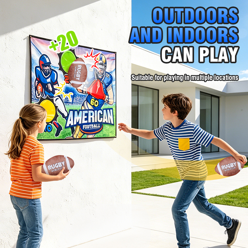 Children's Rugby Ball Toss Gam - Kids Indoor Outdoor Games recension och pris