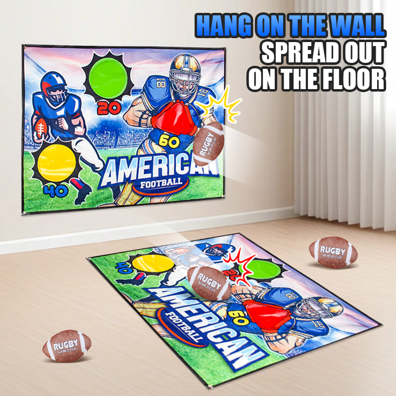 Children's Rugby Ball Toss Gam - Kids Indoor Outdoor Games recension och pris