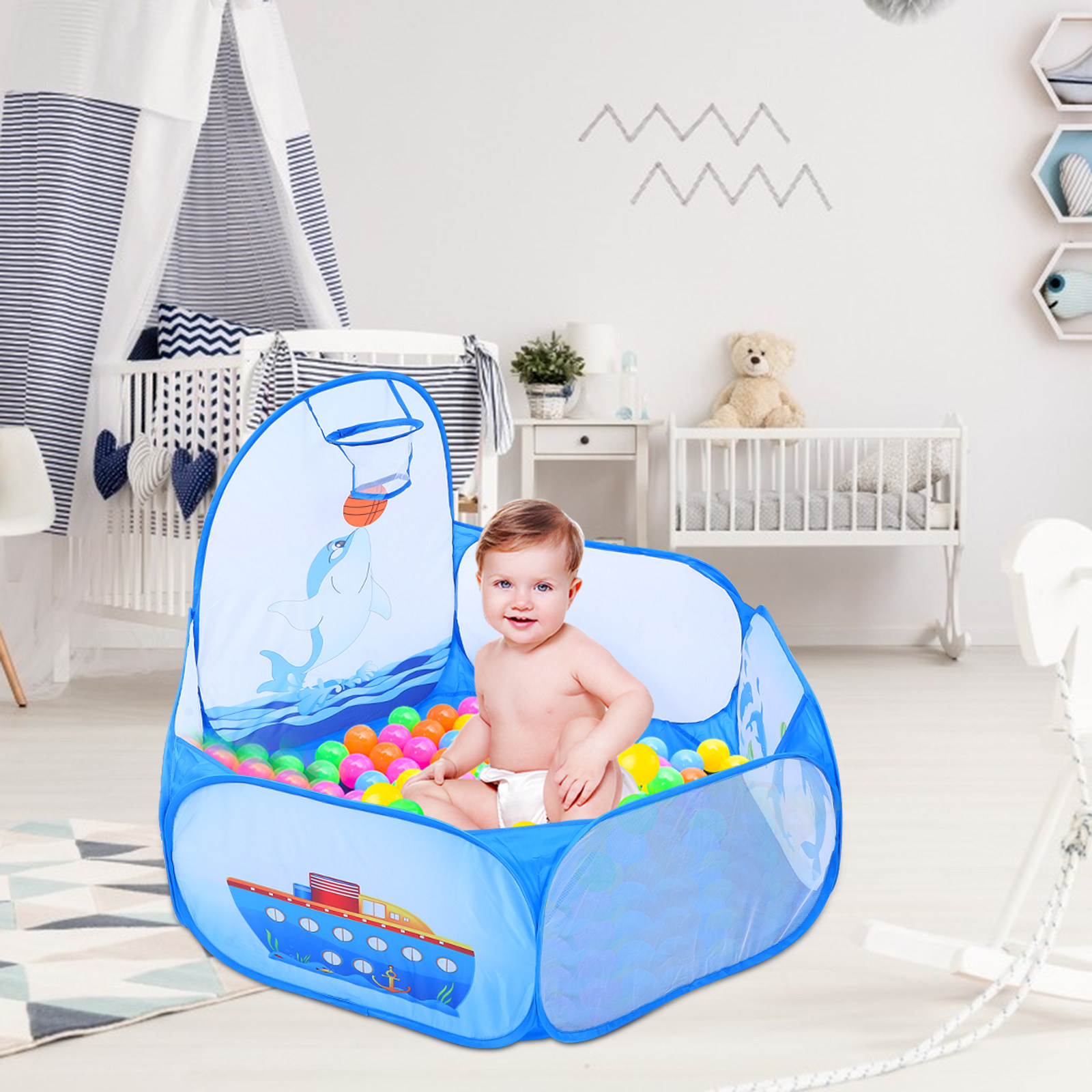 1Pcs Ocean Ball Pool Folding B - Kids Indoor Outdoor Games recension och pris