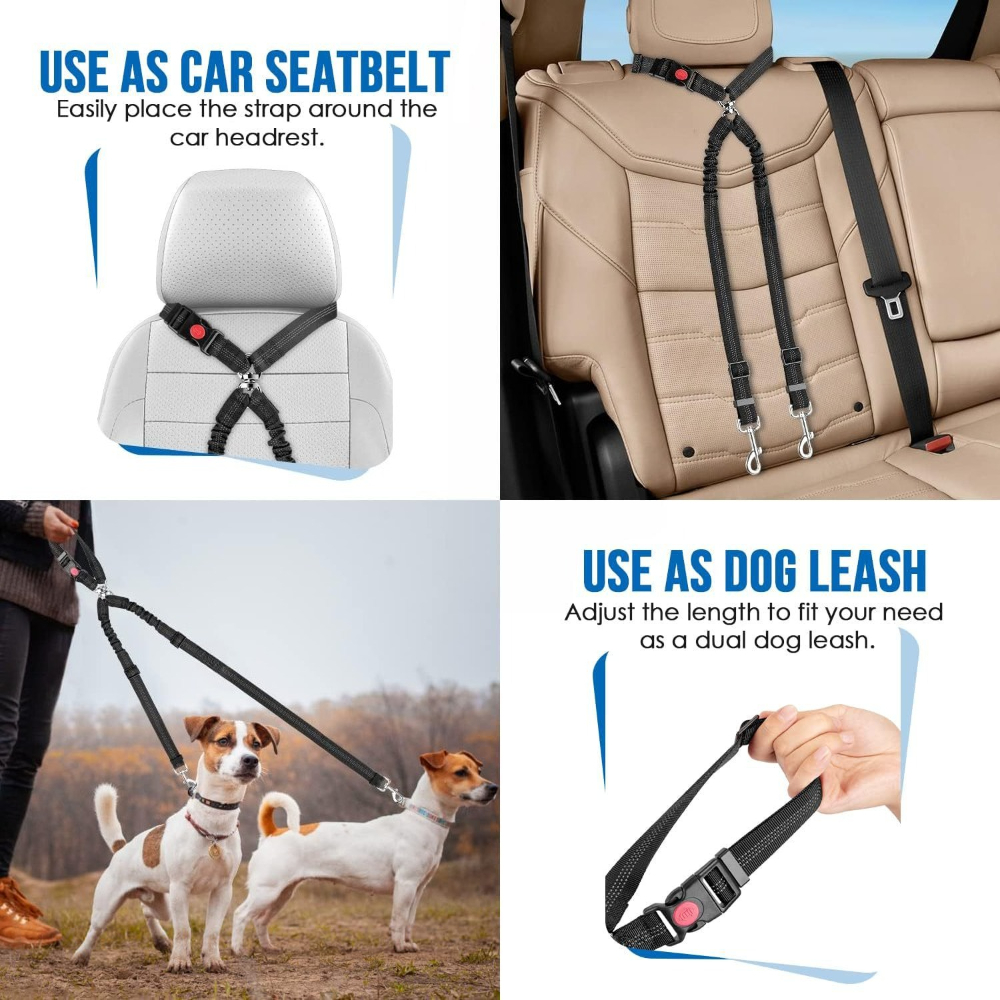 1Pcs Pet Dog Seat Belt Adjusta - Swing Seat Belt recension och pris